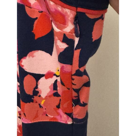 Lands' End Sleeveless Pink Flowers Ponte' Knit Dress Sz 14 NWT Cruise Preppy - Picture 4 of 9